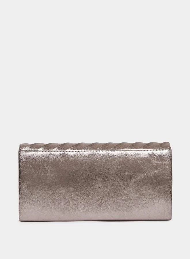 Styli Metallic Clutch with Chain Strap
